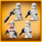 Конструктор LEGO Star Wars Клоны-пехотинцы и Боевой дроид. Боевой набор 215дет. (75372)