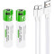 Акумулятор SMARTOOOLS 18650 2000mAh 3.7V TipTop, USB-C заряджання 2шт/уп