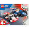 Конструктор LEGO City F1 Автомобили для гонок F1 команд Williams Racing и Haas F1 92дет. (60464)