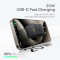 Зарядний пристрій BASEUS Palm Fast Charger 1C 20W EU Cluster Black (P10111602113-00)