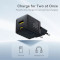 Зарядний пристрій BASEUS Palm Fast Charger C+U 30W EU Cluster Black w/Type-C to Type-C cable (P1011160A113-01)