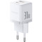 Зарядний пристрій BASEUS Palm Fast Charger C+U 30W EU Moon White (P1011160A213-00)