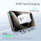 Зарядний пристрій BASEUS Palm Fast Charger C+U 30W EU Moon White w/Type-C to Type-C cable (P1011160A213-01)