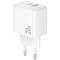 Зарядное устройство BOROFONE BAS44A Potential 1xUSB-A, 1xUSB-C, PD20W, QC3.0 White