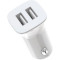 Автомобільний зарядний пристрій XO CC31 2xUSB-A, 2.4A Car Charger White (XO-CC31-WH)