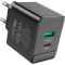 Зарядное устройство BOROFONE BAS14A Erudite 1xUSB-A, 1xUSB-C, PD20W, QC3.0 Black