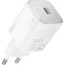 Зарядний пристрій HOCO N40 Mighty 1xUSB-C, PD20W White w/Type-C to Type-C cable (6942007617017)