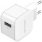 Зарядний пристрій VENTION One-Port USB-A, QC3.0, 18W Wall Charger White (FEKW0-EU)