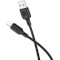 Кабель BOROFONE BX113 Lenny USB-A to Lightning 1м Black