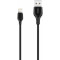 Кабель XO NB103 USB-A to Lightning 1м Black