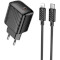 Зарядний пристрій HOCO CS24A Puerto 1xUSB-C, PD25W Black w/Type-C to Lightning cable (6942007639767)