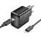 Зарядний пристрій HOCO CS24A Puerto 1xUSB-C, PD25W Black w/Type-C to Lightning cable (6942007639767)