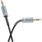 Кабель HOCO UPA31 Cindy Spring AUX Audio Cable mini-jack 3.5mm 3м Black (6942007631235)