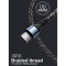 Кабель WUW X213 USB-A to Type-C 2.4A 1м Black