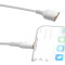 Кабель ROMOSS CB1224 USB-A to Lightning 2.4A 2м White (CB1224-821-134H)