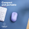 Мышь TRUST Yvi+ Compact Multi-Device Wireless Purple (25583)