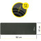 Килимок для фітнесу CORNIX TPE 183 x 61 x 0.6 см Black