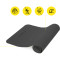 Килимок для фітнесу CORNIX TPE 183 x 61 x 0.6 см Black