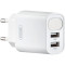 Зарядний пристрій XO L95 2xUSB-A, 2.4A White w/Lightning cable (XO-L95-L)