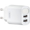 Зарядний пристрій XO L95 2xUSB-A, 2.4A White w/Micro-USB cable (XO-L95-M)