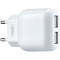 Зарядний пристрій XO L78 2xUSB-A, 2.4A White w/Type-C cable (L78-TC-WH)