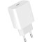 Зарядний пристрій DENMEN DC06 1xUSB-C 20W 3.6A White