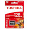 Карта памяти TOSHIBA microSDXC Exceria 128GB UHS-I U3 Class 10 + SD-adapter (THN-M302R1280EA)
