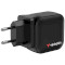 Зарядний пристрій VERBATIM 70W 2xUSB-C, 1xUSB-A, PD3.0, QC3.0 Mini GaN Wall Charger Black