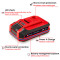 Акумулятор EINHELL Power-X-Change Plus 18V 4.0Ah Sealed (4511627)