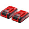 Комплект акумуляторів EINHELL Power-X-Change Plus 18V 3.0Ah Twinpack 2-pack (4511631)