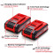 Комплект акумуляторів EINHELL Power-X-Change Plus 18V 3.0Ah Twinpack 2-pack (4511631)