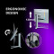 Монітор 34" LORGAR 34MP1 Black/Milky Gray