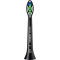 Насадка для зубної щітки PHILIPS Sonicare W2 Optimal Black 2шт (HX6062/88)