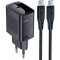 Зарядний пристрій ACEFAST A82 Fast Charge Wall Charger GaN PD20W (1xUSB-C) Black w/Type-C cable