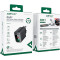Зарядний пристрій ACEFAST A98 Fast Charge Wall Charger GaN PD30W (1xUSB-C, 1xUSB-A) Black