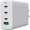Зарядний пристрій CANYON CU140ACC GaN 1xUSB-A, 3xUSB-C, 140W White (CNS-CUW140ACC)