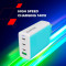 Зарядний пристрій CANYON CU140ACC GaN 1xUSB-A, 3xUSB-C, 140W White (CNS-CUW140ACC)