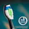 Насадка для зубной щётки PHILIPS Sonicare W2 Optimal Black 8шт (HX6068/88)