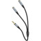 Адаптер HOCO UPA21 2-in-1 3.5 Headset Audio Adapter Cable Male to Dual Female mini-jack 3.5mm (M) - 2xmini-jack 3.5mm (F) Gray