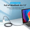Кабель VENTION USB Type-C to Type-C 60W 1м Gray (TADHF)