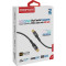 Кабель PROMATE LucidLine-CC120 USB-C to USB-C PD 100W 1.2м Black