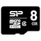 Карта пам'яті SILICON POWER microSDHC 8GB Class 4 + SD-adapter (SP008GBSTH004V10SP)