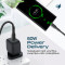 Кабель PROMATE XCord-CC USB-C to USB-C PD 60W 1м Black