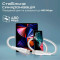Кабель PROMATE XCord-CC USB-C to USB-C PD 60W 1м White