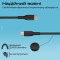 Комплект з 3 кабелів PROMATE CableKit-CC USB-C to USB-C PD 60W Black
