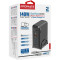 Зарядний пристрій PROMATE GaNPort-140W 1xUSB-A, 3xUSB-C, QC3.0, PD3.1, 140W GaNFast Black w/Type-C cable