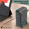 Зарядний пристрій PROMATE GaNPort-140W 1xUSB-A, 3xUSB-C, QC3.0, PD3.1, 140W GaNFast Black w/Type-C cable