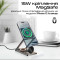 Бездротовий зарядний пристрій PROMATE LucidFold-Trio 15W MagSafe Charging Station Black