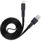 Кабель RIVACASE PS6002 BK12 Type-C to USB-A 1.2м Black
