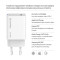 Зарядний пристрій COLORWAY GaN Mini 65W 1xUSB-C Fast Charging White (CW-CHS049PD-WT)
